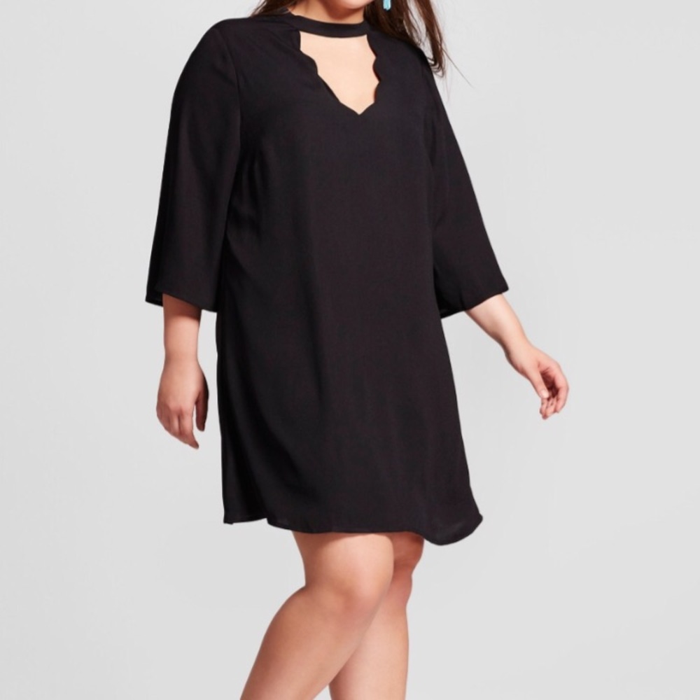 NWT 3Hearts Plus Sized Black Dress